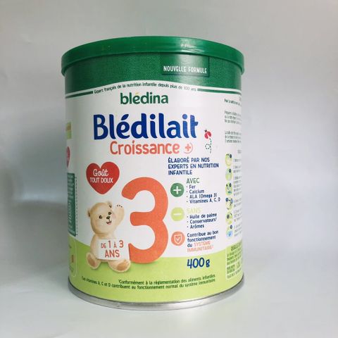 Sữa bột Bledilait Bledina Pháp số 3 cho bé hộp 400g