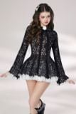  Lace Dress Black WINTER FAIRYTALE 