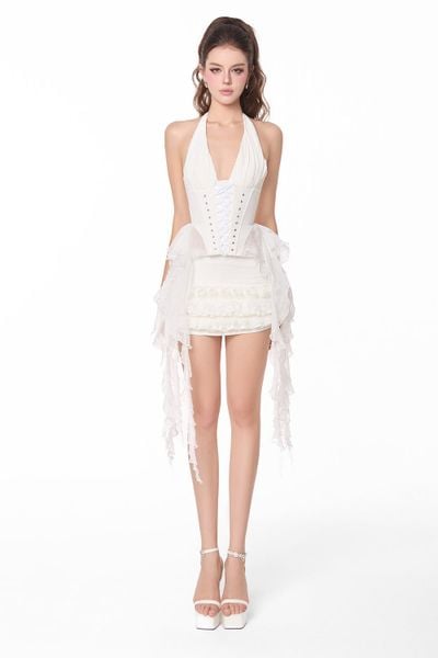  POISE SKIRT IN WHITE UNVEIL 
