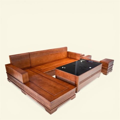 Bàn khách sồi pmoc chân pháo