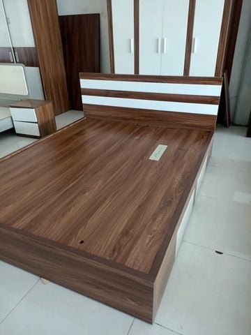 Giường MDF ngăn kéo 1m6