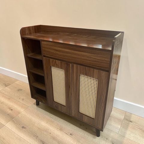 Tủ giày MDF hốc 1m