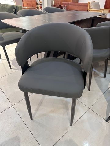 Bàn chân X cong 1m6; 6 ghế ăn NKC115