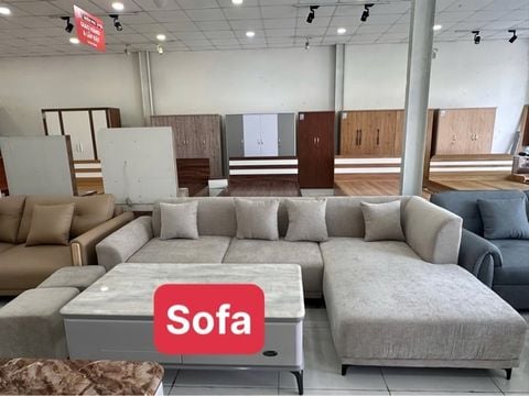 Sofa nỉ góc L 024