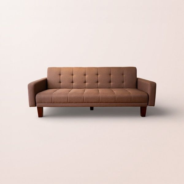 Sofa Giường 2m1 Cao Cấp, Ghế Sofa Bed Gấp Gọn Khung Gỗ Nỉ, Sofa Mở Ra Thành Giường 2 Người