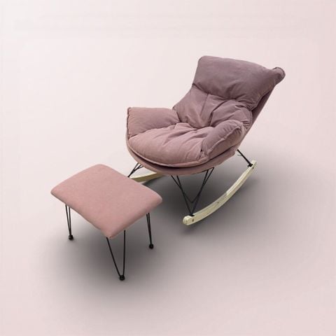 Ghế Bập Bênh Thư Giãn Cao Cấp, Ghế bập bênh 1 người, ghế chill decor phòng khách giá rẻ, ghế lười