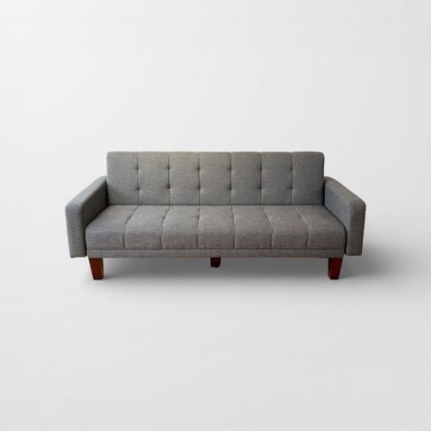 Sofa Giường 2m1 Cao Cấp, Ghế Sofa Bed Gấp Gọn Khung Gỗ Nỉ, Sofa Mở Ra Thành Giường 2 Người