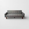 Sofa Giường 2m1 Cao Cấp, Ghế Sofa Bed Gấp Gọn Khung Gỗ Nỉ, Sofa Mở Ra Thành Giường 2 Người