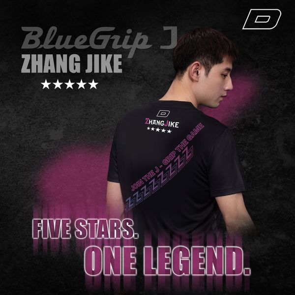  Áo Zhang Jike Bluegrip J black 