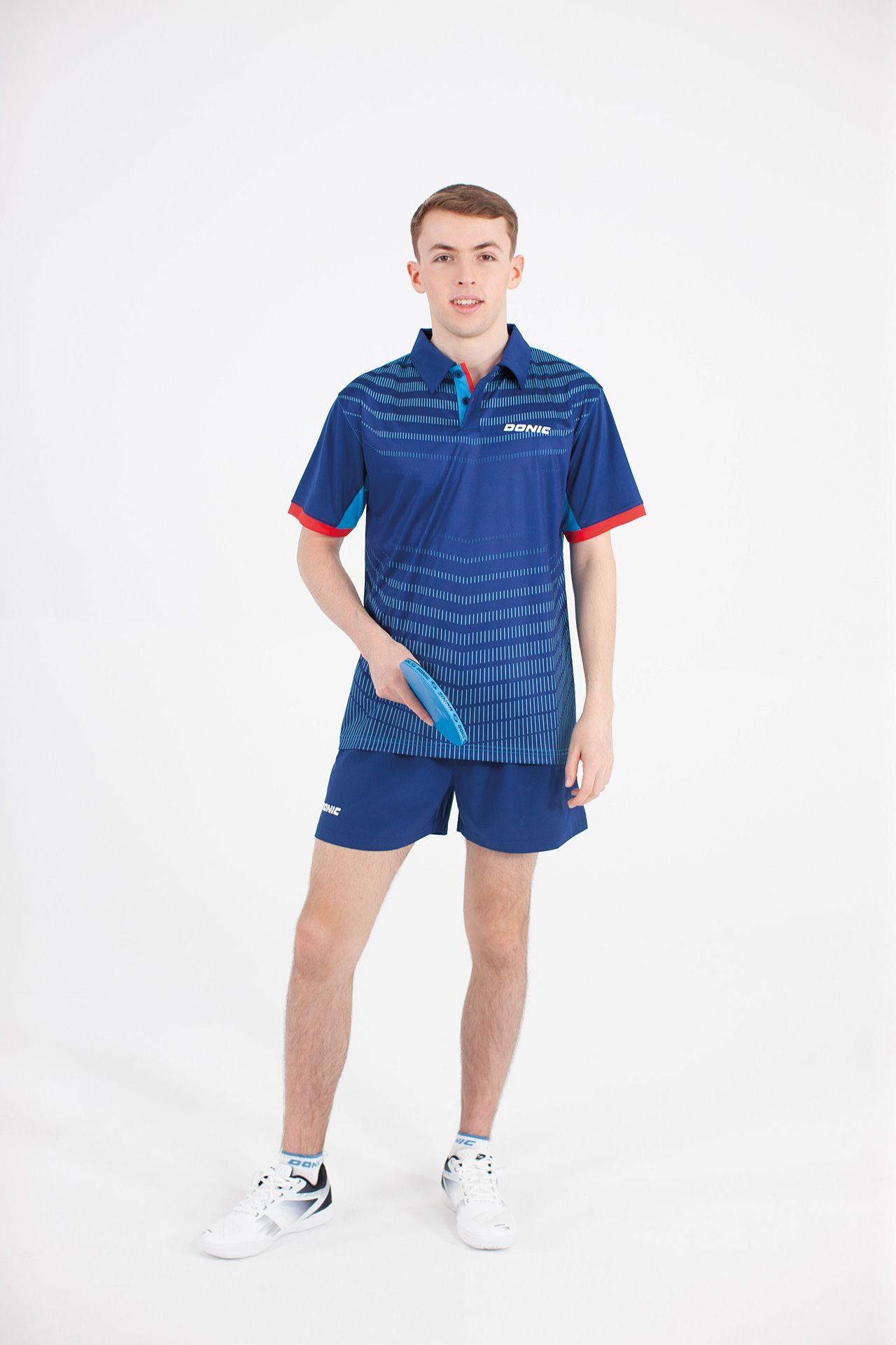  Áo Kava Navy-Cyan-Red 