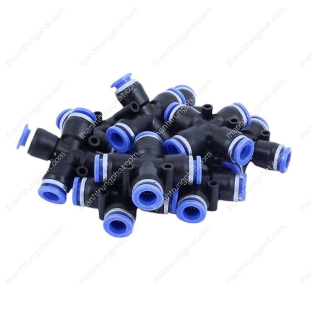 Ngã 4 - Ống Nhựa PU - PA - PE | PZA 04 ~ PZA 12 | Ống 4mm ~ Ống 12mm
