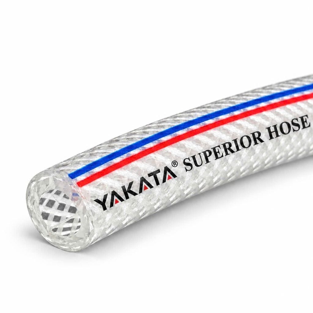 Ống nhựa mềm PVC lưới trắng YAKATA (pvc fiber hose)
