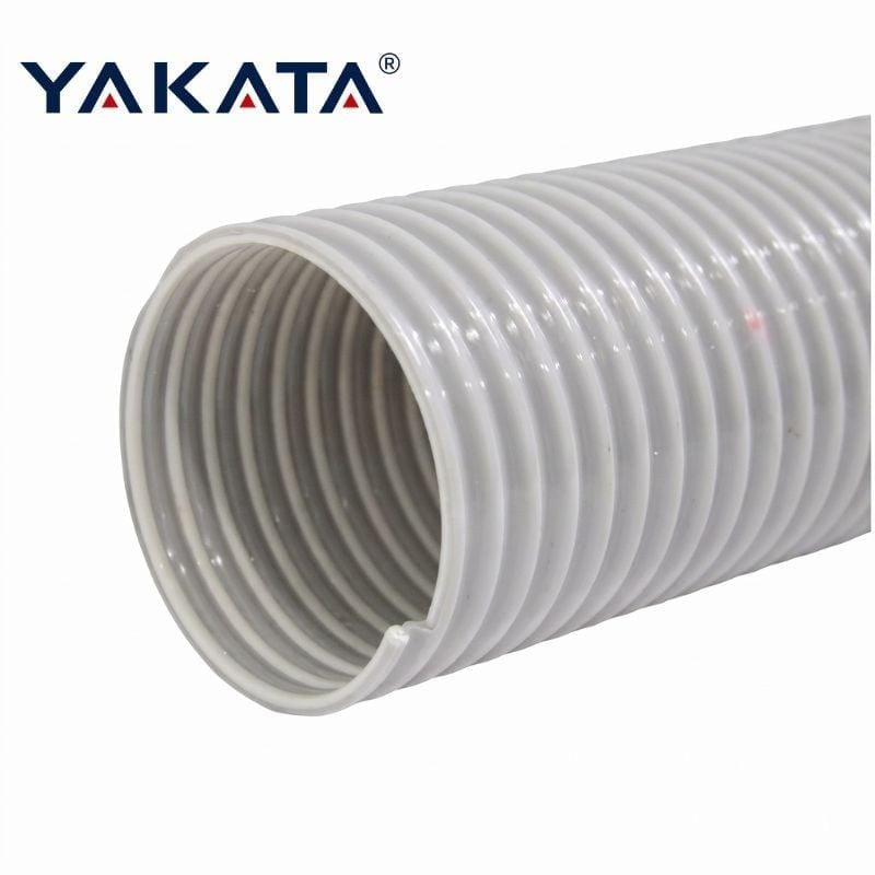 Ống nhựa PVC hút bụi gân xám YAKATA