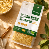  Đậu xanh tách vỏ hữu cơ C'LaVie 200g 