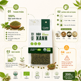  Đậu xanh hữu cơ C'LaVie 200g 