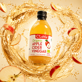  Giấm Táo Hữu Cơ Có Giấm Mẹ C’LaVie 500ml 
