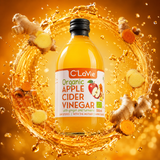  Giấm Táo Hữu Cơ Gừng Nghệ C’LaVie 500ml 