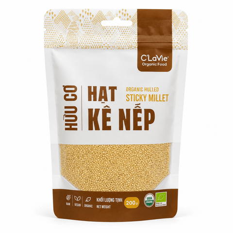  Hạt kê nếp hữu cơ C’LaVie 200g 