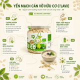  Yến mạch cán vỡ hữu cơ C’LaVie 60g 