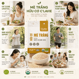  Mè trắng hữu cơ C'LaVie 200g 