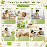  Yến mạch cán vỡ hữu cơ C’LaVie 60g 