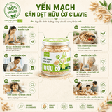  Yến mạch cán dẹt hữu cơ C'LaVie 70g 