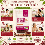  Đậu đỏ Azuki hữu cơ C'LaVie 200g 