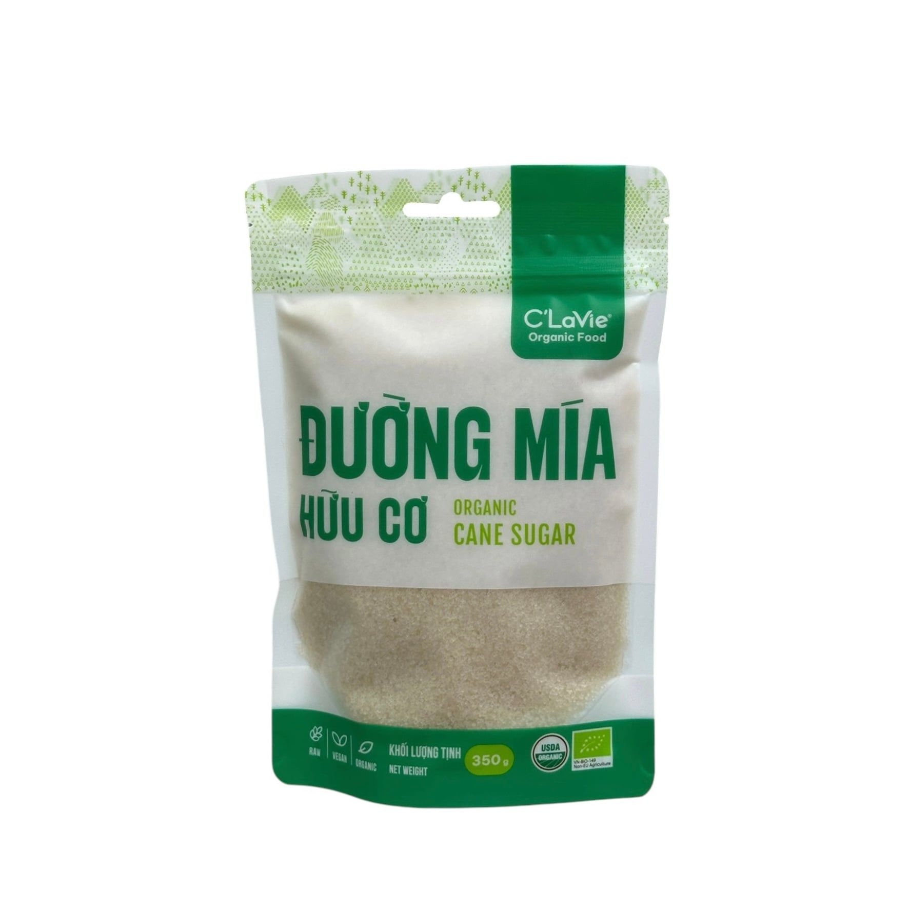  Đường mía hữu cơ C'LaVie 350g 