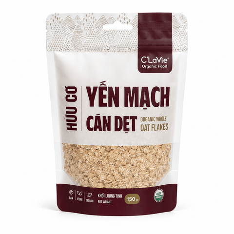  Yến mạch cán dẹt hữu cơ C'LaVie 150g 