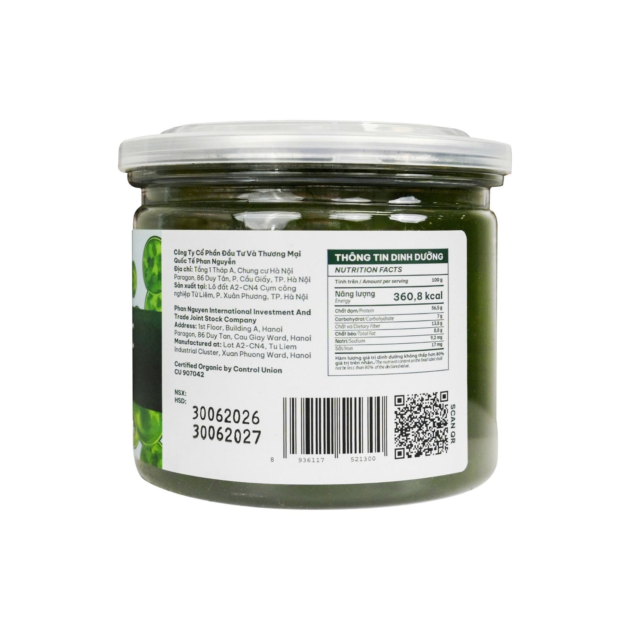  Bột tảo lục hữu cơ C'LaVie 100g 