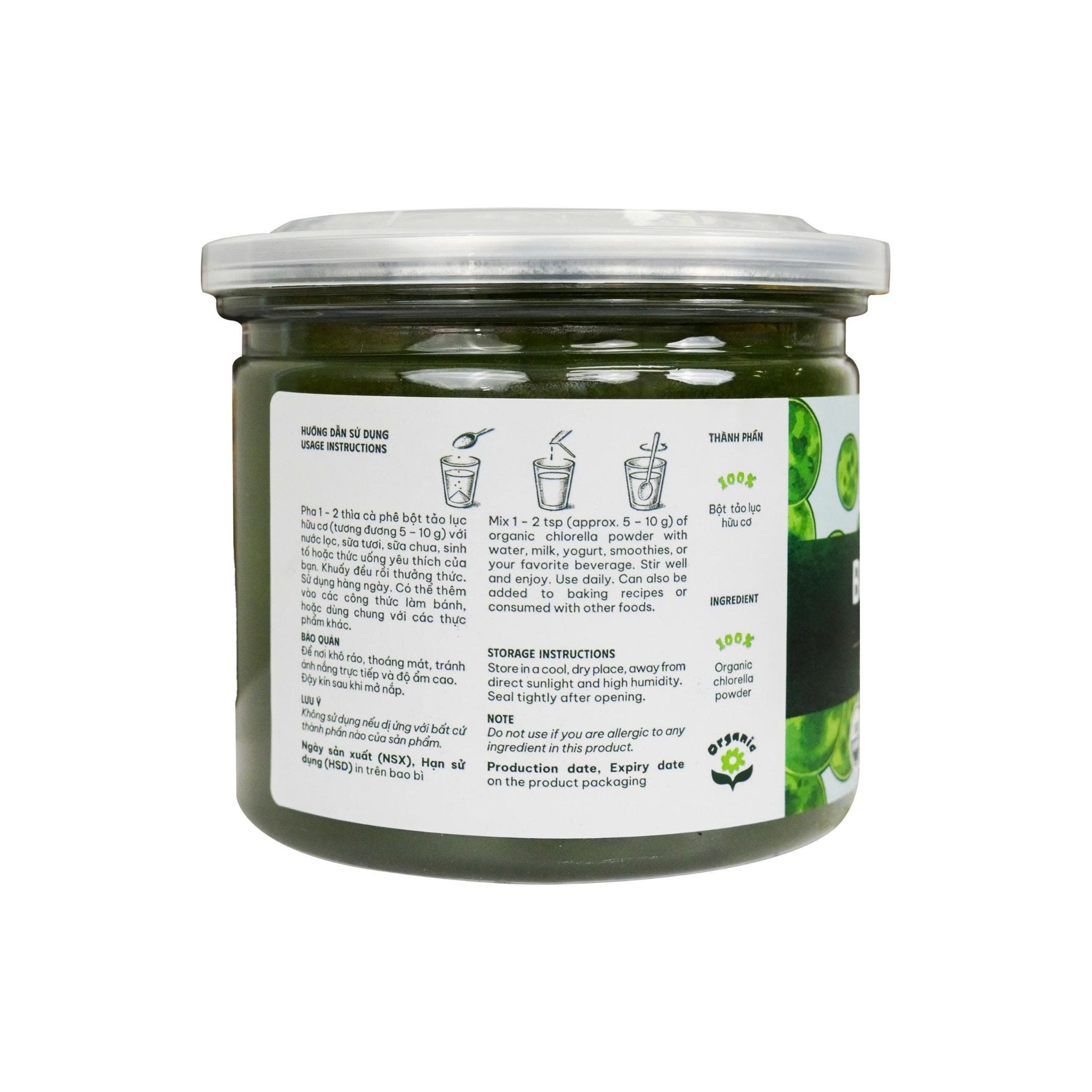  Bột tảo lục hữu cơ C'LaVie 100g 