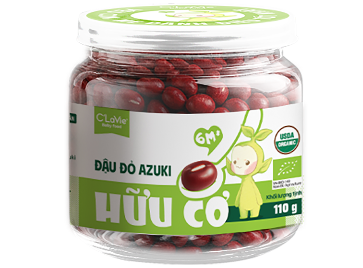  Đậu đỏ Azuki hữu cơ C'LaVie 110g 