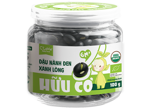  Đậu nành đen xanh lòng hữu cơ C'LaVie 100g 