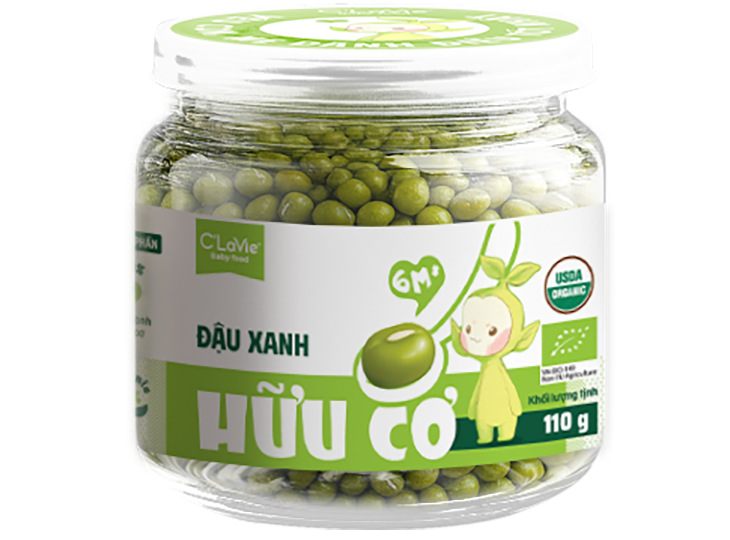  Đậu xanh hữu cơ C'LaVie 110g 