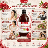  Giấm Lựu Hữu Cơ C’LaVie 500ml 