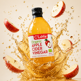  Giấm Táo Hữu Cơ Có Giấm Mẹ C’LaVie 500ml 