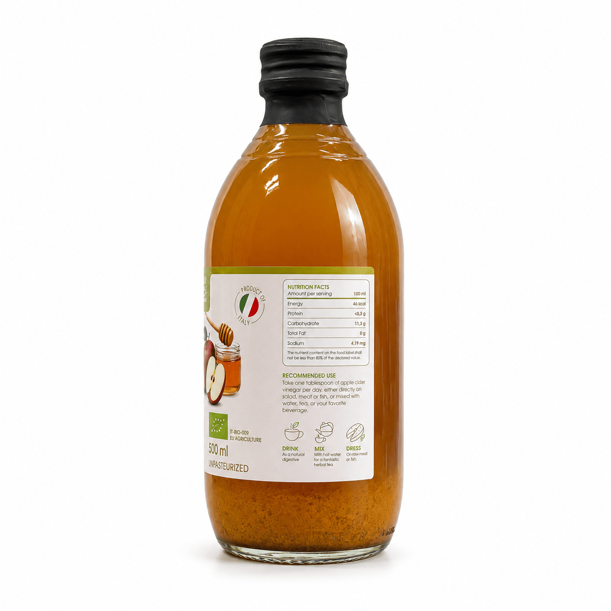  Giấm Táo Hữu Cơ Mật Ong C’LaVie 500ml 