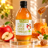  Giấm Táo Hữu Cơ Mật Ong C’LaVie 500ml 