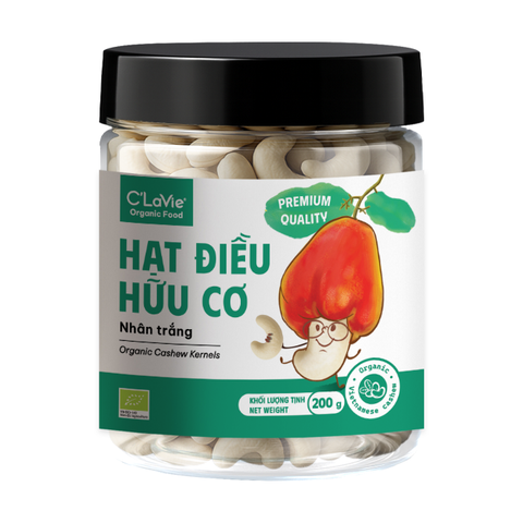  Hạt điều hữu cơ nhân trắng C'LaVie 200g 