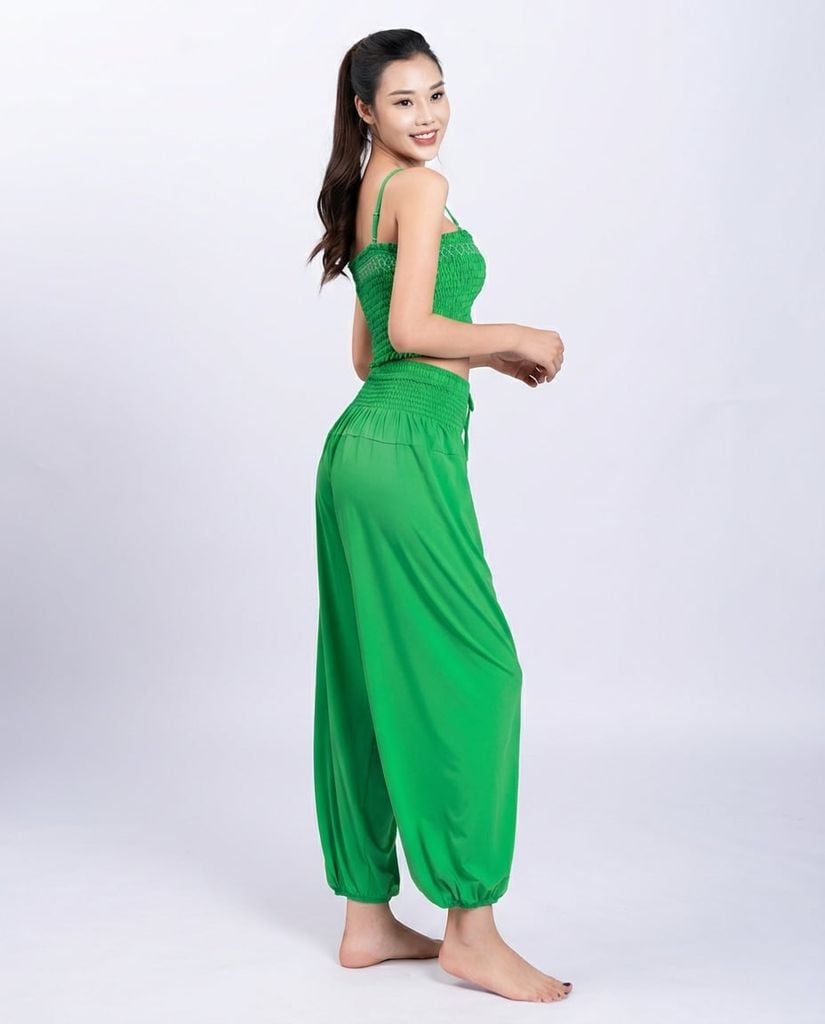 Bộ Tập Yoga Smocking Nữ Alibaba LV24N01F505 (D)