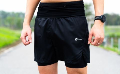 Quần Short Running 2 Lớp Nam LV26N03M313