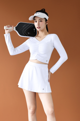 Áo Croptop Nữ Nhún Chun LV25W04F229