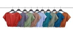 Áo Croptop Lưới Nữ Livan LV24N01F207