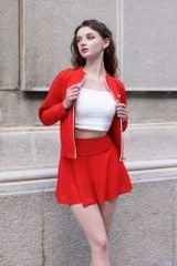 Áo Khoác Nữ Dệt Kim LV25W04F605