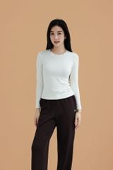 Áo Cổ Tròn Nỉ Nữ LV25W04F230