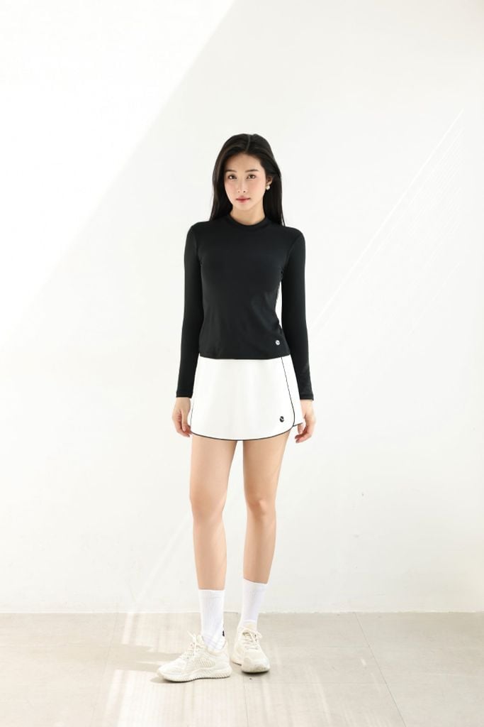 Áo Cổ Cao Nỉ Nữ LV25W04F231