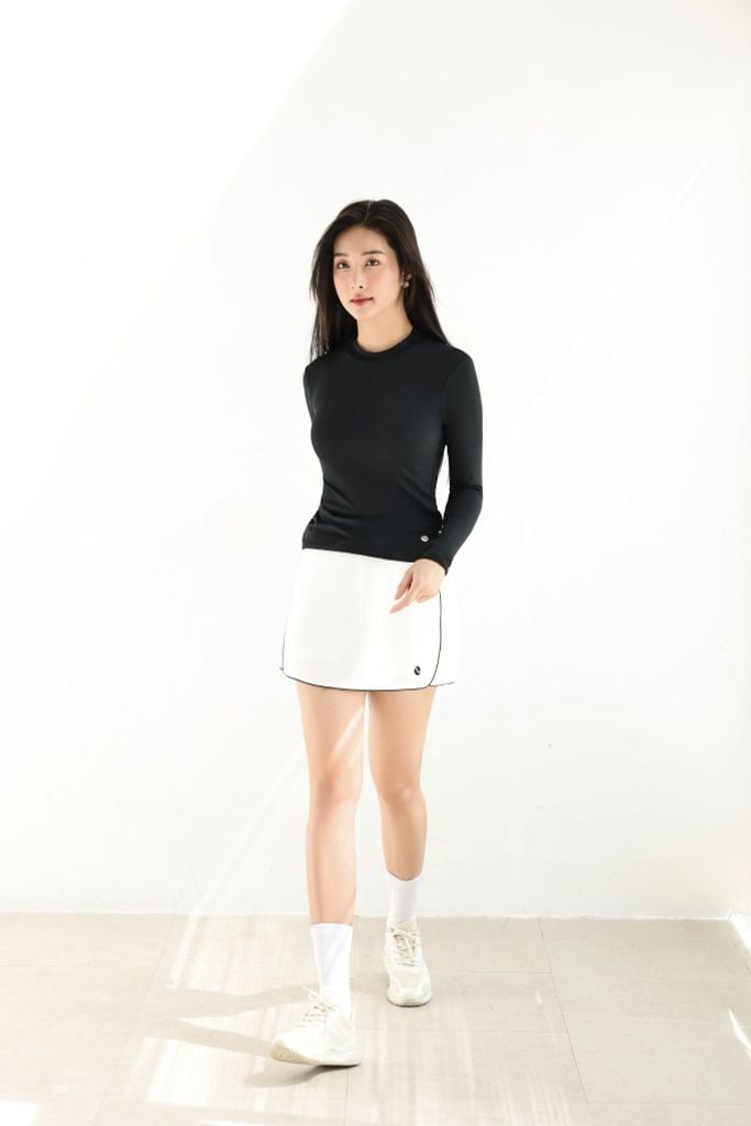 Áo Cổ Cao Nỉ Nữ LV25W04F231