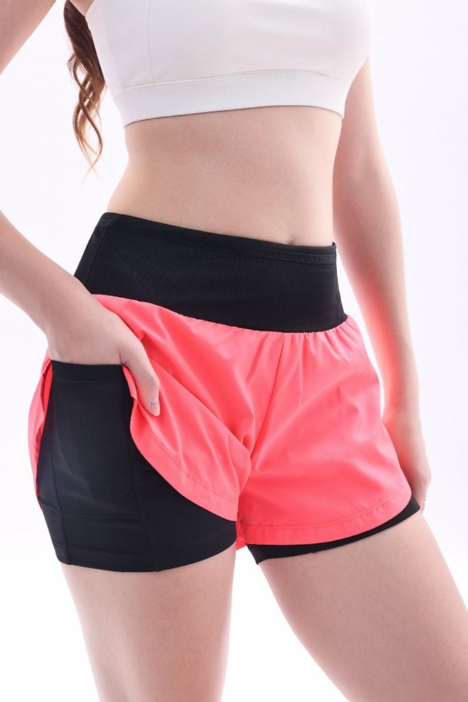 Quần Running 2 Lớp Nữ LV25N03F306