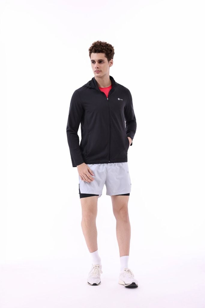 Áo Gió Nam 1 Lớp Có Mũ LV25W04M607