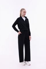 Áo Khoác Nỉ Nữ Cổ Cao LV25W04F608